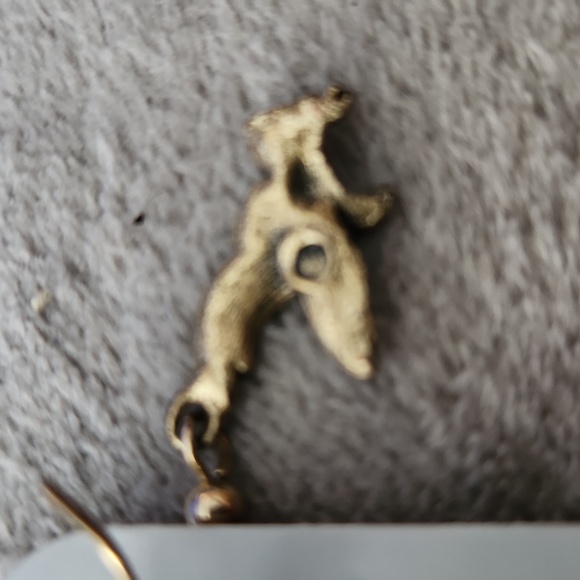 Gold Eagle Earrings - Picture 4 of 5